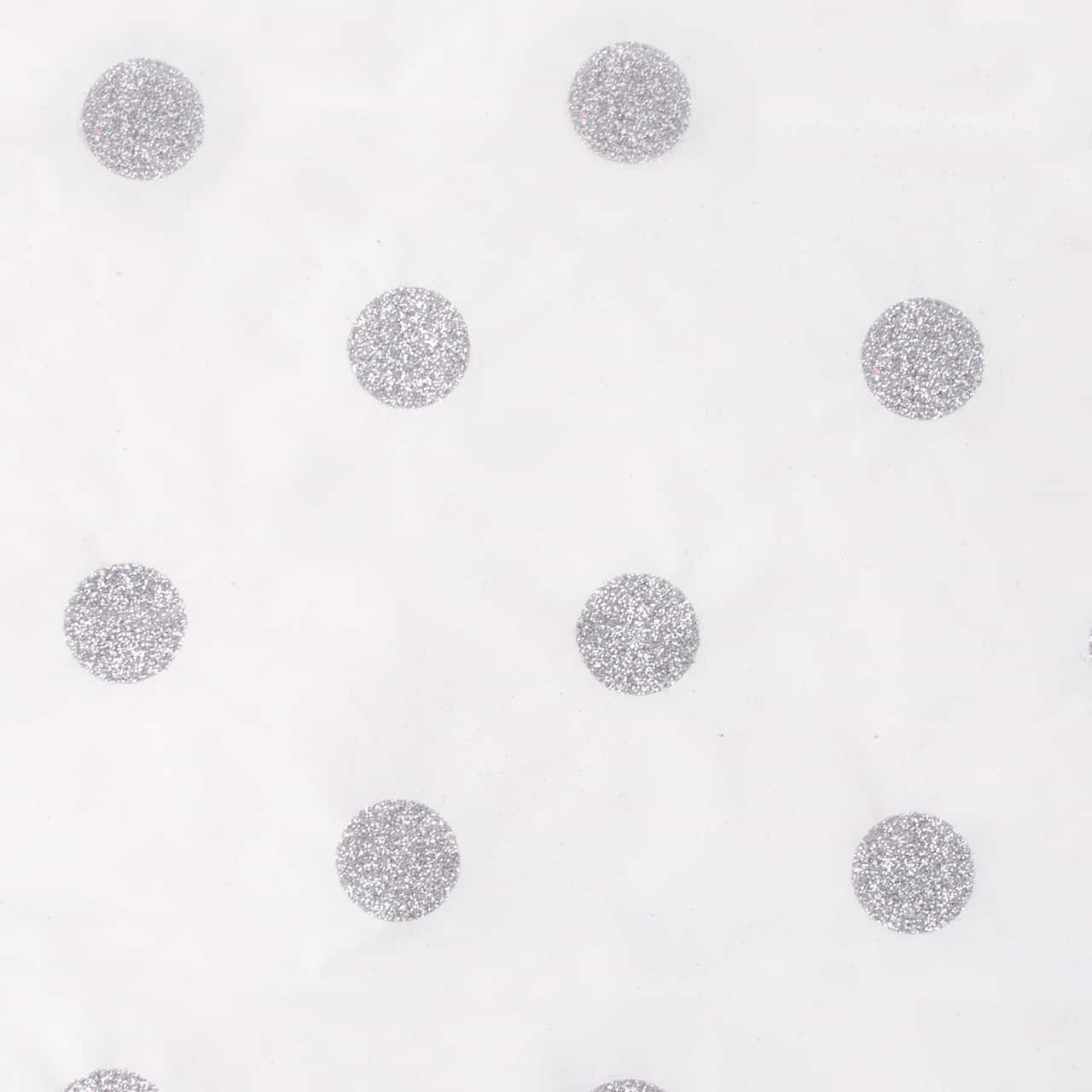 Feuilles de papier de soie à motif uni et imprimé argent de Celebrate It